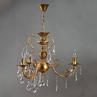 подвесная люстра ambiente alicante 8888/3 ab leaf crystal в Армавире