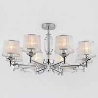 потолочная люстра eurosvet amalfi 60081/8 хром в Армавире
