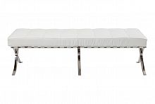 оттоманка barcelona loveseat белая в Армавире
