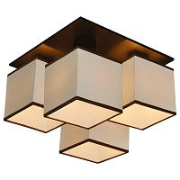 потолочная люстра arte lamp quadro a4402pl-4bk в Армавире