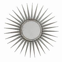 зеркало-солнце серебряное диаметр 76 см starburst в Армавире