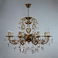 подвесная люстра ambiente alicante 8888/8 pb tear drop бронза в Армавире