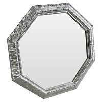 зеркало серебряное восьмиугольное с декором sparkle silver в Армавире