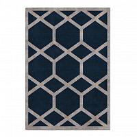 ковер ahston blue 150x220 синий в Армавире