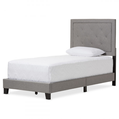 кровать paris linen upholstered gray 140х200 в Армавире
