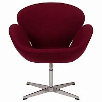 кресло swan chair бордовая в Армавире