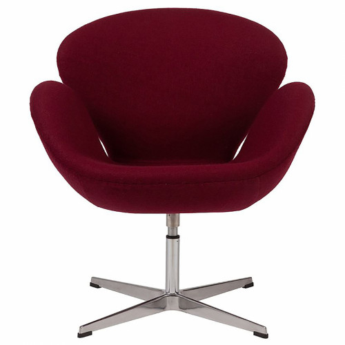 кресло swan chair бордовая в Армавире