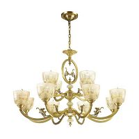 подвесная люстра odeon light piemont 3998/12 белая в Армавире
