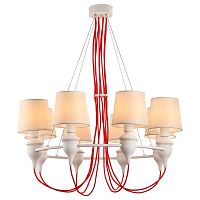 подвесная люстра arte lamp sergio a3325lm-8wh в Армавире
