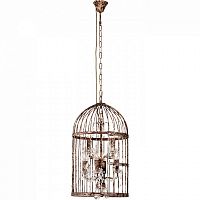подвесной светильник cage chandelier коричневый в Армавире