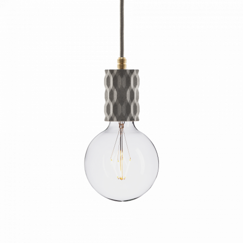 подвесной светильник beton glitter gray brass в Армавире