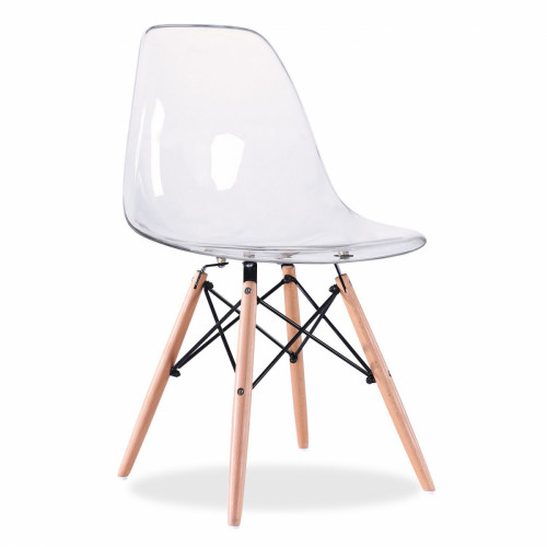 стул деревянный pc-015 прозрачный (eames style) в Армавире