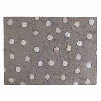 ковер tricolor polka dots серый розовый в Армавире