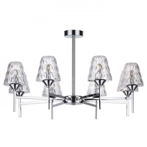 потолочная светодиодная люстра lumion gerana 3598/48cl хром в Армавире