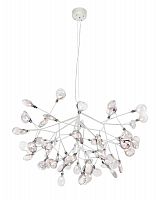 подвесная светодиодная люстра crystal lux evita sp63 white/transparent белая в Армавире