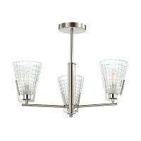потолочная люстра lumion janna 4409/3c матовый никель, белая в Армавире