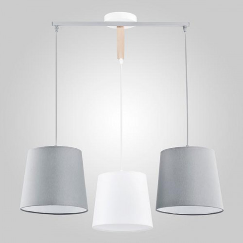подвесная люстра tk lighting 1279 balance серая в Армавире