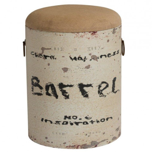 столик-табурет barrel white бежевый в Армавире