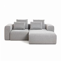 диван blok sofa 2 правый угол светло-серый от la forma (ex julia grup) в Армавире