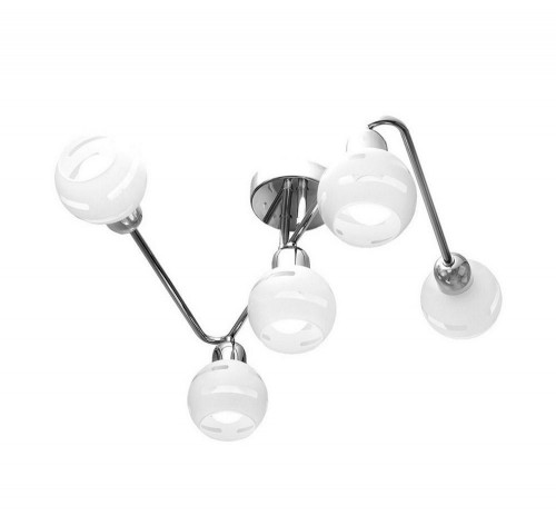 потолочная люстра idlamp agostina 361/5a-whitechrome в Армавире
