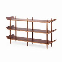 стеллаж bentwood двойной темно-коричневый в Армавире