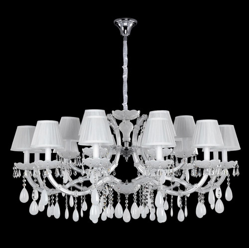 подвесная люстра crystal lux blanca sp18 белая в Армавире