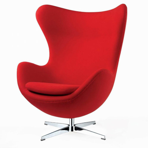 кресло egg chair кашемир красное в Армавире