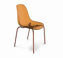 стул dsr прозрачный кофейный s30 (eames style) в Армавире