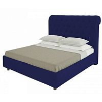кровать sweet dreams 90х200 велюр синий р в Армавире