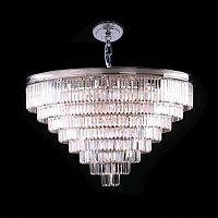 подвесная люстра newport 31127/s nickel матовый никель, белая в Армавире