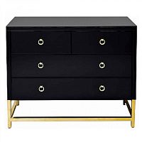 комод classic black черный, золото в Армавире