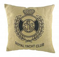 подушка с гербом королевского royal yacht club в Армавире