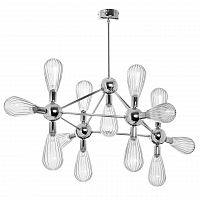 дизайнерская подвесная люстра spot light silvio 8301328 хром в Армавире