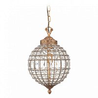 подвесная люстра хрустальный шар casbah crystal chandelier золото в Армавире