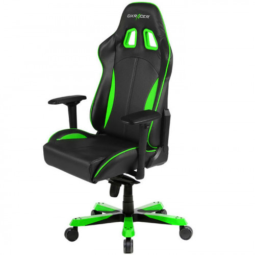 кресло геймерское dxracer king ks57 черно-зеленое в Армавире