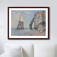 картина: the rock needle and the porte d'aval, 1885г. в Армавире