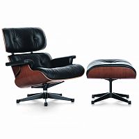 кресло lounge chair черное в Армавире