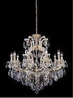 подвесная люстра crystal lux isabel sp11 gold/transparent золото в Армавире