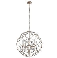 подвесная люстра crystal lux aria sp5 silver в Армавире