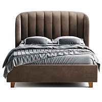 кровать двуспальная 160х200 коричневая tulip в Армавире