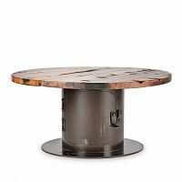 стол кофейный stove тёмно-коричневый в Армавире