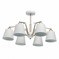 потолочная люстра mw-light таун 6 691011906 белая в Армавире