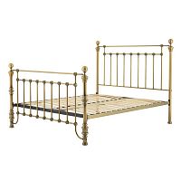 кованая двуспальная кровать 180х200 золотая blaine в Армавире