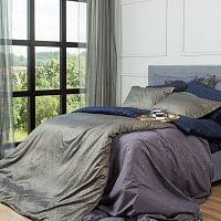 комплект постельного белья decoflux сатин 1.5 спальный twist dark в Армавире