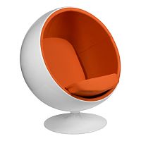 кресло eero aarnio style ball chair оранжевое в Армавире