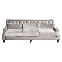 диван tufted прямой серый в Армавире