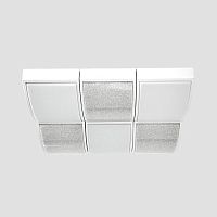 потолочный светодиодный светильник ambrella light orbital crystal sand fs1510 wh/sd 144w d540*540 в Армавире