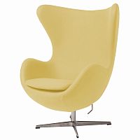 кресло egg chair желтое в Армавире