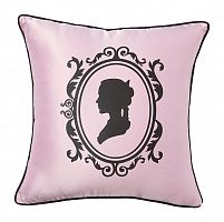 подушка с изображением женского силуэта ladies' profile pink в Армавире