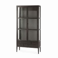книжный шкаф altino витрина коричневый в Армавире